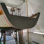 Exemple peinture bateau - Julie 4/4 - Pendant travaux