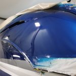 Exemple peinture bateau - Formula 3/7 - Pendant travaux