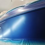 Exemple peinture bateau - Formula 4/7 - Pendant travaux