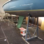 Exemple rénovation bateau - Saudade 5/9 - Pendant travaux
